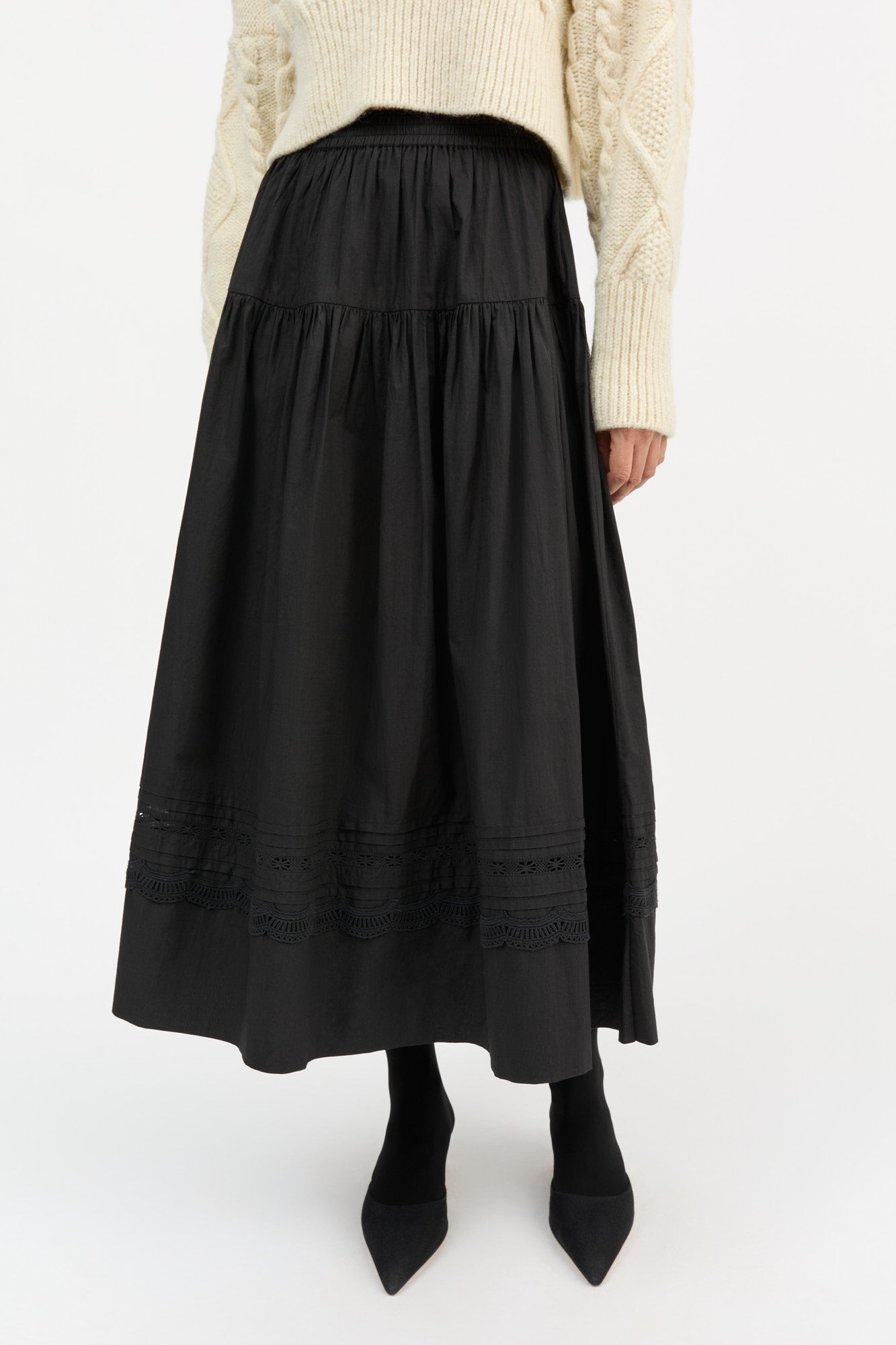 Skall Studio Leaf skirt Skirt Black